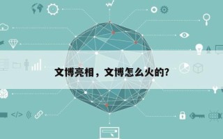 文博亮相，文博怎么火的？