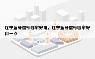 辽宁蓝牙信标哪家好用，辽宁蓝牙信标哪家好用一点