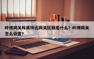 岭博网关和英特达网关区别是什么？岭博网关怎么设置？