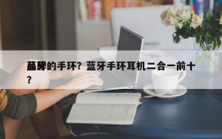 蓝牙的手环？蓝牙手环耳机二合一前十
品牌？