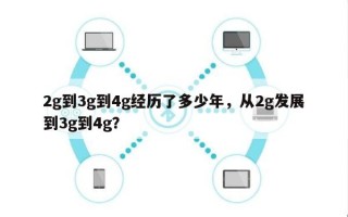 2g到3g到4g经历了多少年，从2g发展到3g到4g？