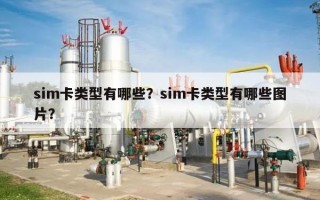 sim卡类型有哪些？sim卡类型有哪些图片？