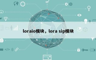 loraio模块，lora sip模块