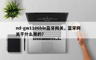 nd-gw1106ble蓝牙网关，蓝牙网关干什么用的？