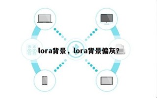 lora背景，lora背景偏灰？