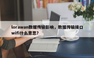 lorawan数据传输影响，数据传输接口wifi什么意思？