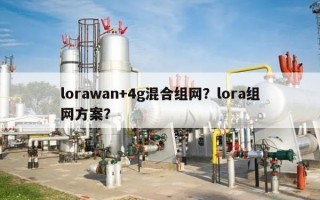 lorawan+4g混合组网？lora组网方案？