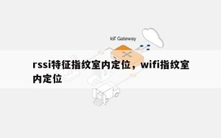 rssi特征指纹室内定位，wifi指纹室内定位