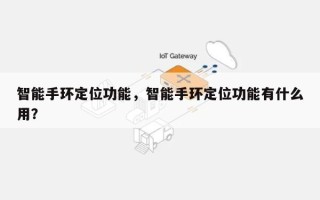 智能手环定位功能，智能手环定位功能有什么用？