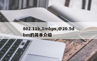 802.11b,1mbps,@20.5dbm的简单介绍