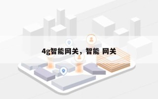 4g智能网关，智能 网关