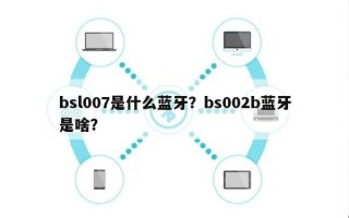 bsl007是什么蓝牙？bs002b蓝牙是啥？