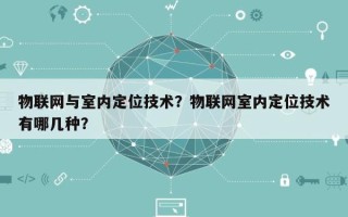 物联网与室内定位技术？物联网室内定位技术有哪几种？
