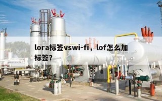 lora标签vswi-fi，lof怎么加标签？