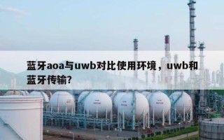 蓝牙aoa与uwb对比使用环境，uwb和蓝牙传输？