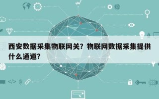 西安数据采集物联网关？物联网数据采集提供什么通道？