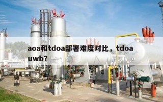 aoa和tdoa部署难度对比，tdoa uwb？