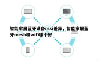 智能家居蓝牙设备rssi差异，智能家居蓝牙mesh和wifi哪个好