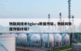 物联网技术5glora数据传输，物联网数据传输终端？
