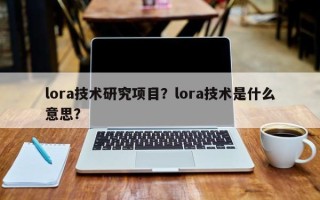 lora技术研究项目？lora技术是什么意思？